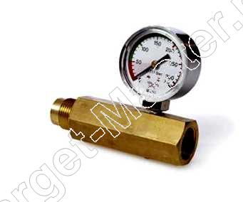 GEHMANN  -  DIN Connector met Manometer  -  M225